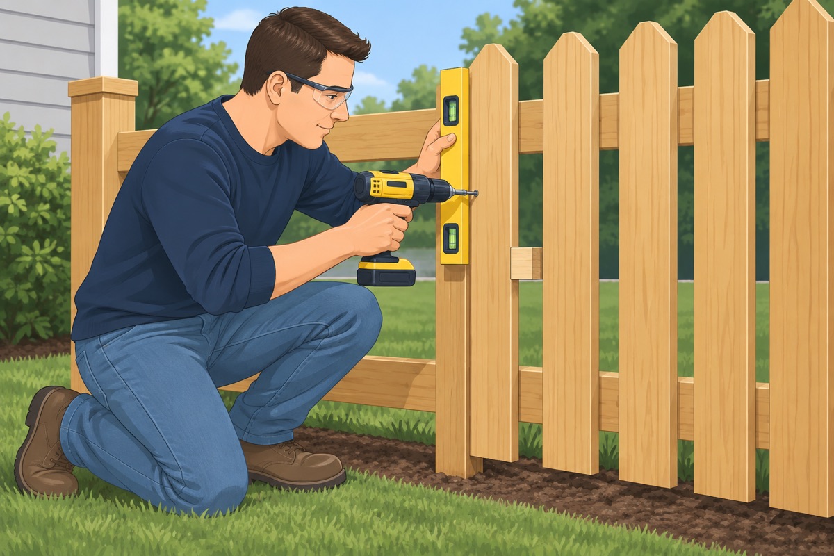 Pickets, slats, or panels