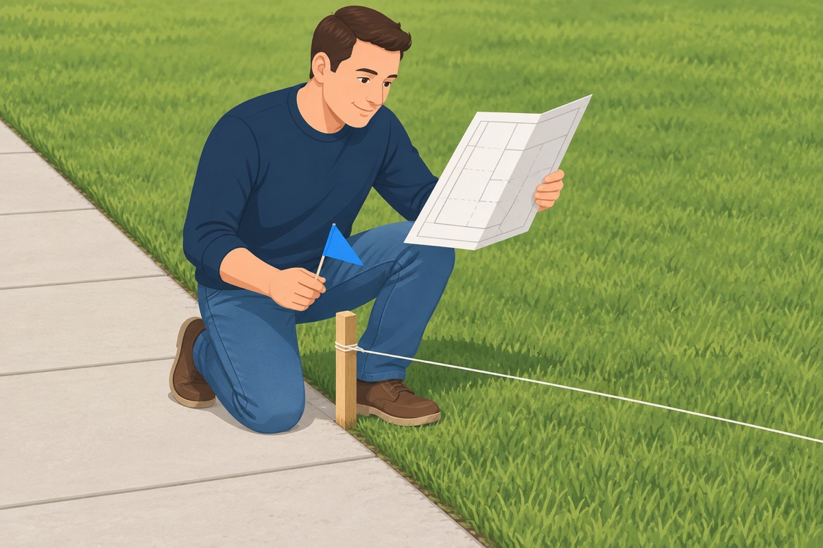 Find the property line