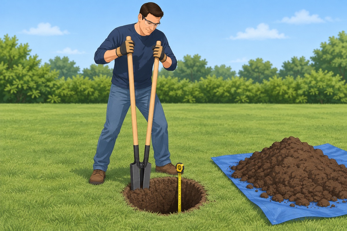 Dig the holes