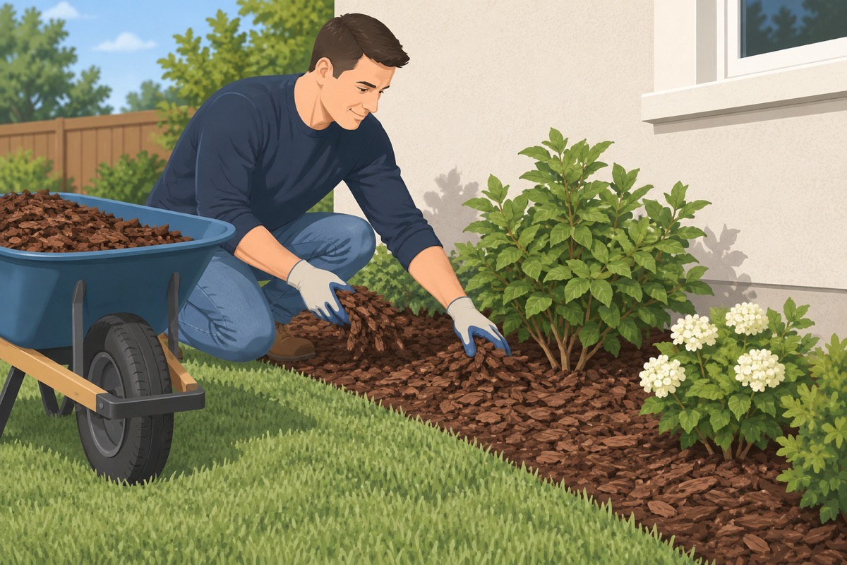 Spread the mulch