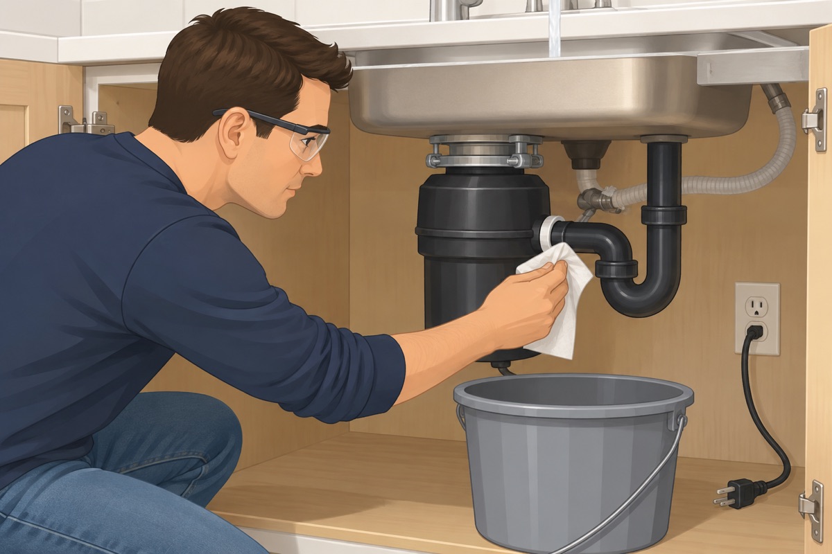 Leak test, then power