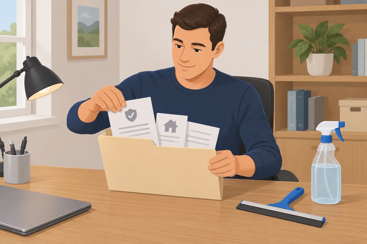 Keep the paperwork and the care routine