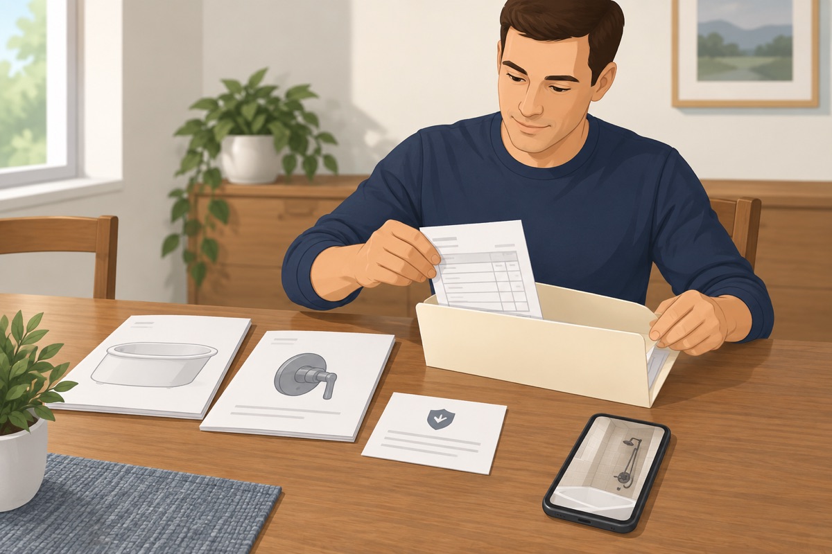 Close the job and keep the paperwork