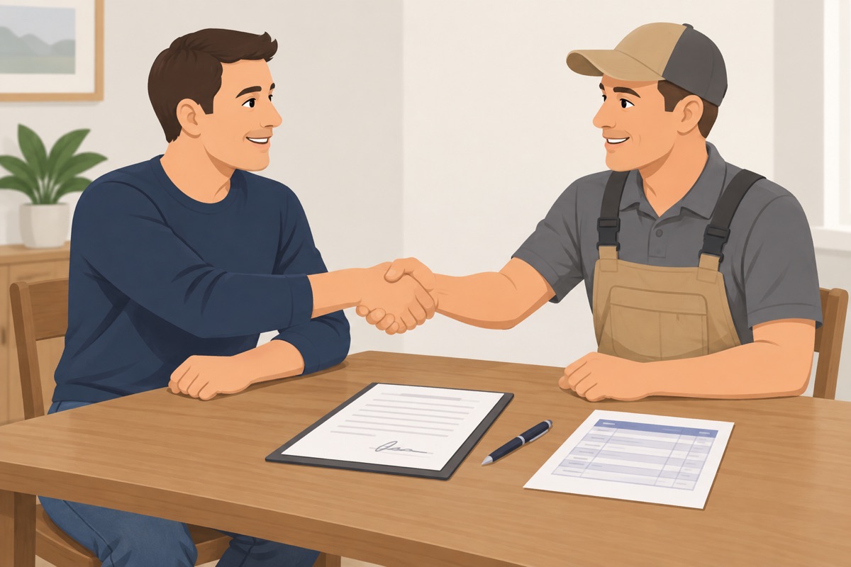 Sign a contract with a sane payment schedule