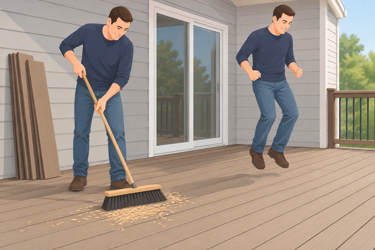 Clean up and check