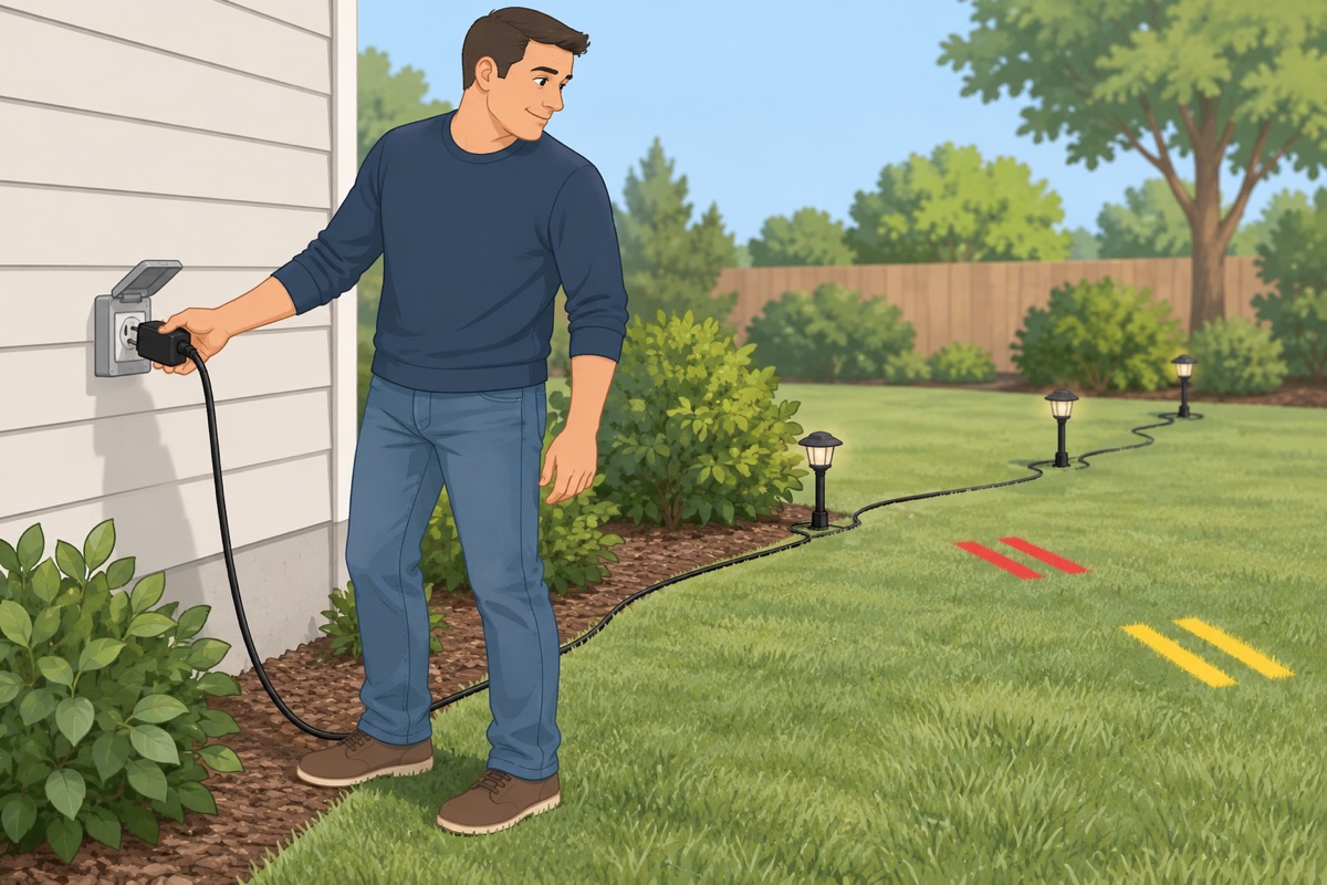 Before you bury the cable