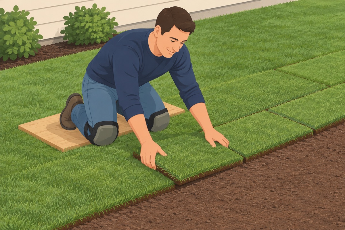 Lay the rest in a brick pattern