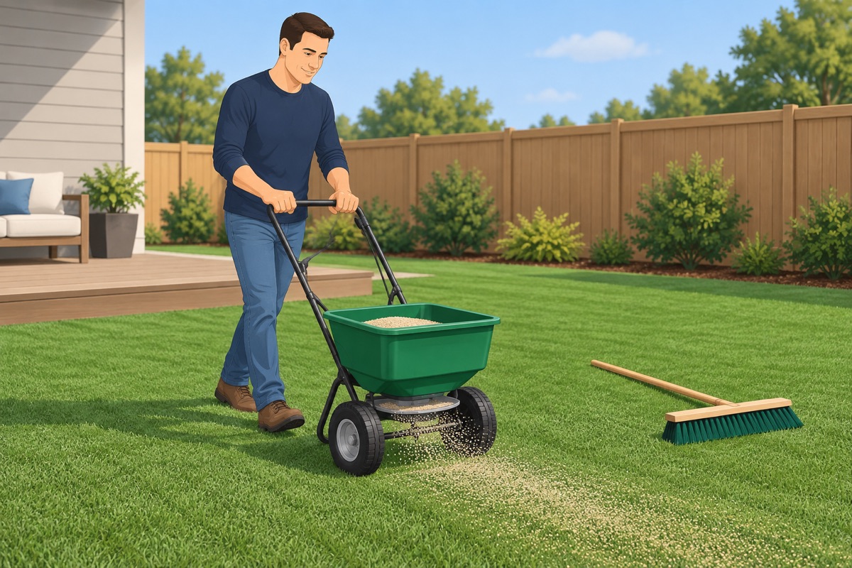 Spread and brush in the infill