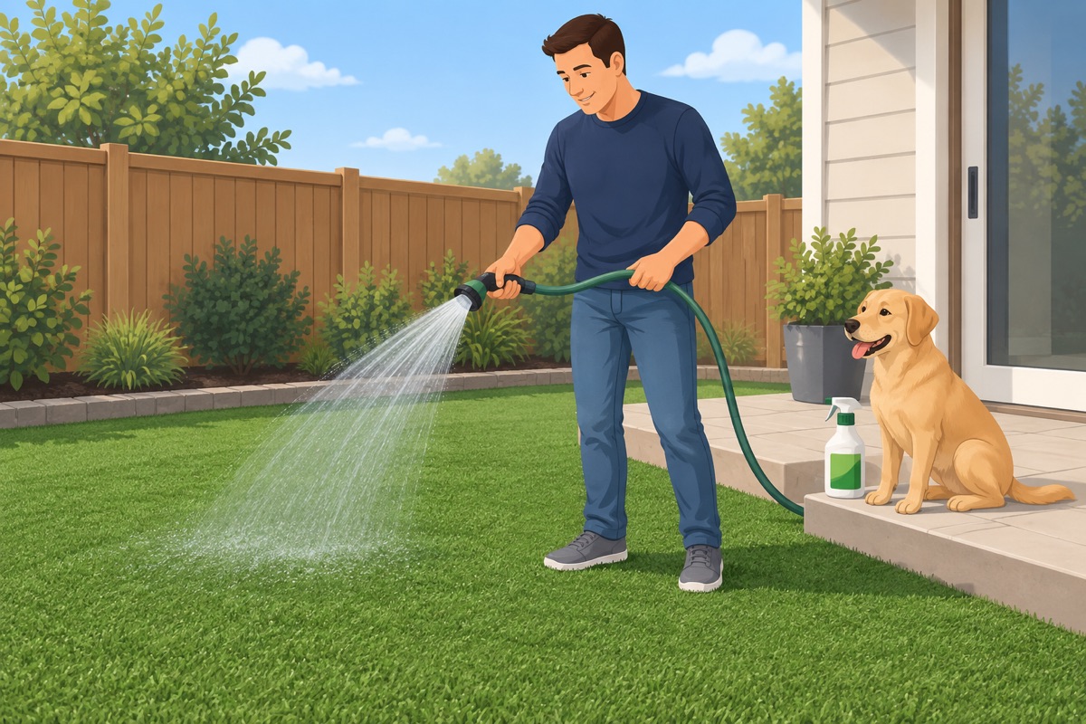 Rinse it and plan the upkeep